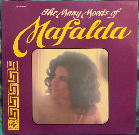 Mafalda – The Many Moods of Mafalda - VG+ LP Record 1977 Vegas USA Private Press Vinyl - Pop / Lounge / Latin