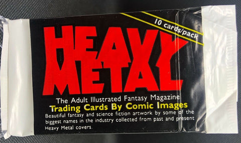 Sealed New (1) One Pack 1991 Heavy Metal Magazine Trading Cards