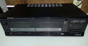 KENWOOD KX-66W Spectrum Series Dual Cassette Deck Vintage 1987