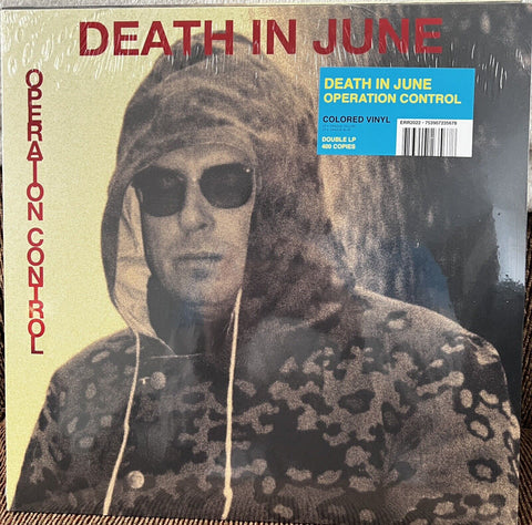 Death In June – Operation Control (1997-1999) - New 2 LP Record 2023 Eternal Recurring Australia Yellow & Blue Vinyl - Electronic / Industrial / Experimental / Neofolk