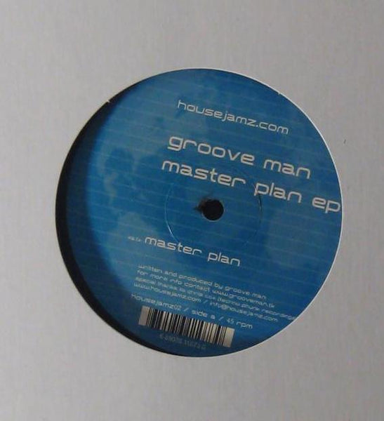 Groove Man – Master Plan EP - New 12" Single Record 2006 House Jamz USA Vinyl - House / Deep House