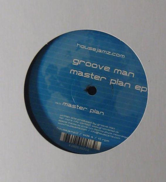 Groove Man – Master Plan EP - New 12" Single Record 2006 House Jamz USA Vinyl - House / Deep House - Shuga Records