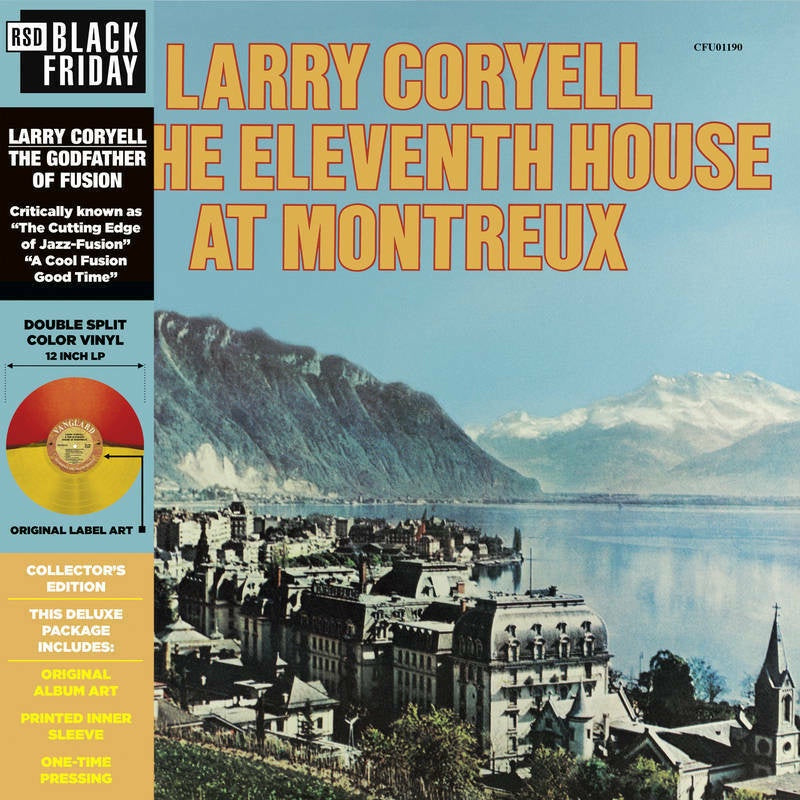 Larry Coryell & The Eleventh House – At Montreux (1978) - New LP Record Store Day Black Friday 2021 Culture Factory Vanguard Red & Yellow Split Vinyl - Jazz / Fusion