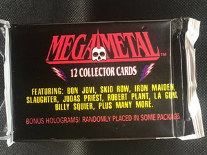 Sealed New (1) One Pack 1991 Impel Mega Metal Trading Cards