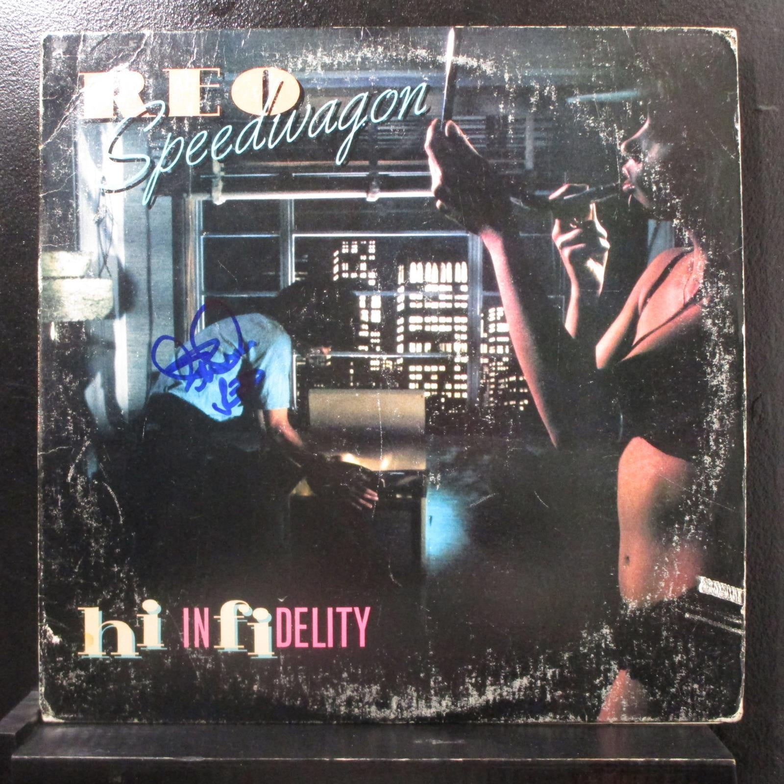 Kevin Cronin Signed Autographed - REO Speedwagon – Hi Infidelity - VG LP Record 1980 Epic USA Vinyl - Pop Rock / AOR
