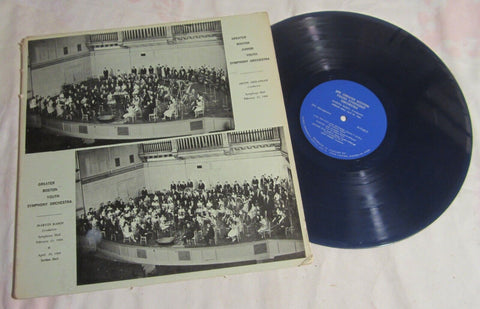 The Greater Boston Youth Symphony Orchestra – 1964 - VG+ 2 LP Record 1965 Self Released USA Blue Vinyl - Classical