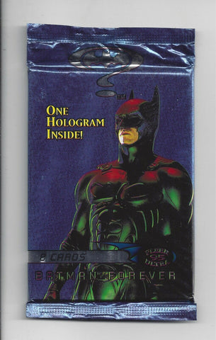 (1) One New Sealed Pack 1995 Fleer Ultra Batman Forever Movie - 8 Cards (1 Hologram card in every Pack)