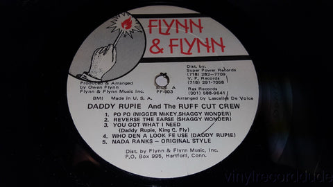Daddy Rupie And The Ruff Cut Crew - Daddy Rupie And The Ruff Cut Crew - VG+ LP Record 1996 Flynn & Flynn USA Vinyl - Reggae / Dancehall