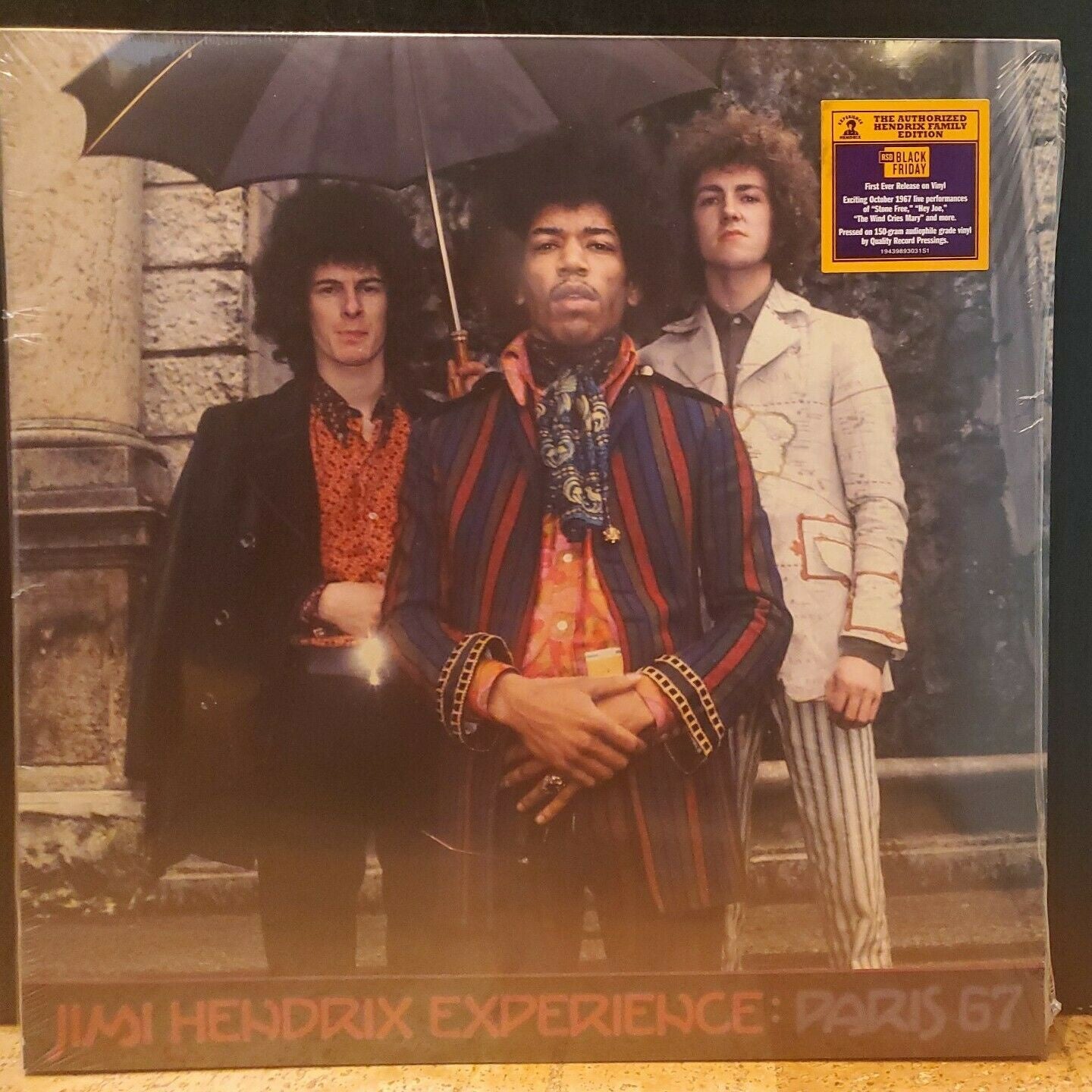 Jimi Hendrix Experience – Paris 67 - New LP Record Store Day Black Friday  2021 Sony Dagger Blue Vinyl - Psychedelic Rock