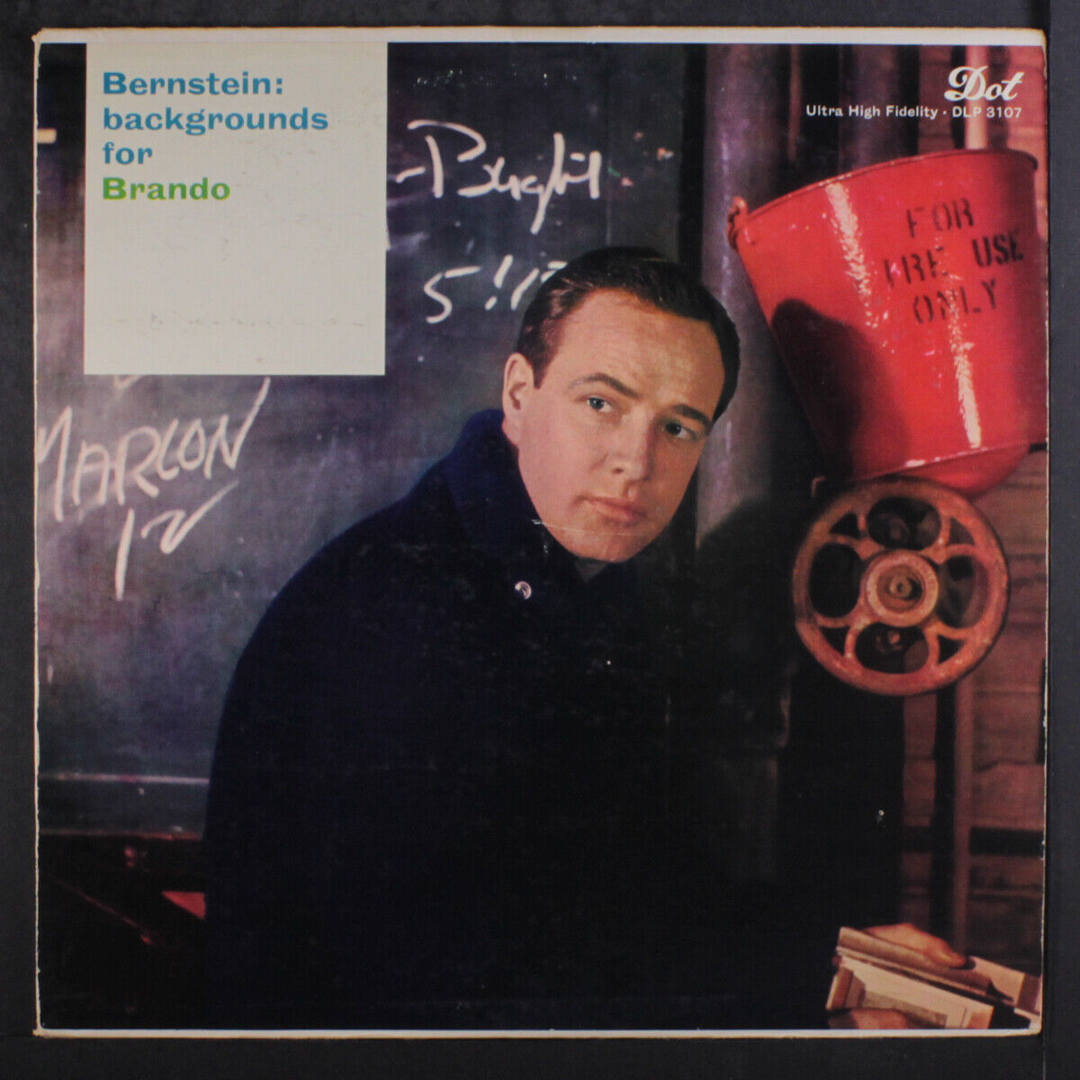 Elmer Bernstein – Bernstein Backgrounds For Brando - VG LP Record 1958 DOT Mono USA Vinyl - Jazz / Soundtrack