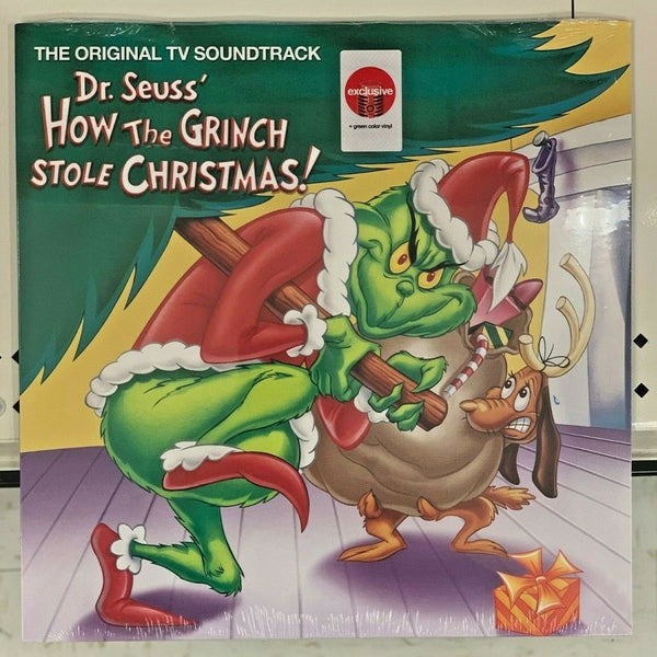 Dr. Seuss - How The Grinch Stole Christmas (1966) - Mint- LP Record 2021 WaterTower Target Exclusive Green Vinyl - Soundtrack / Holiday / Christmas - Shuga Records