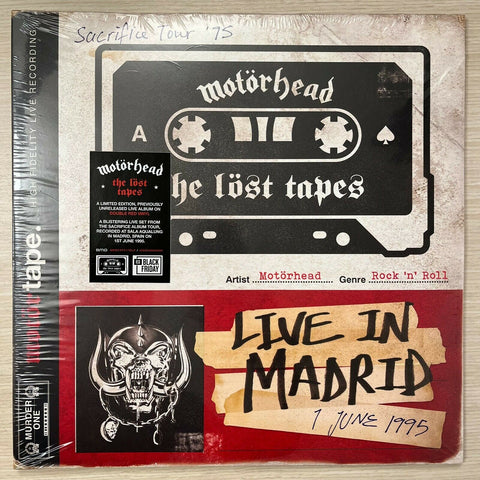 Motörhead – The Löst Tapes Vol. 1 (Live In Madrid 1 June 1995) (RSD) - New 2 LP Record Store Day Black Friday 2021 BMG Red Vinyl - Hard Rock