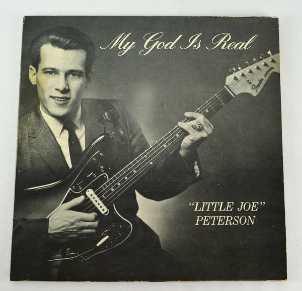 Little Joe Peterson - My God is Real - VG+ LP Record 1960s Private Press USA Vinyl - Gospel / Country / Folk - Shuga Records