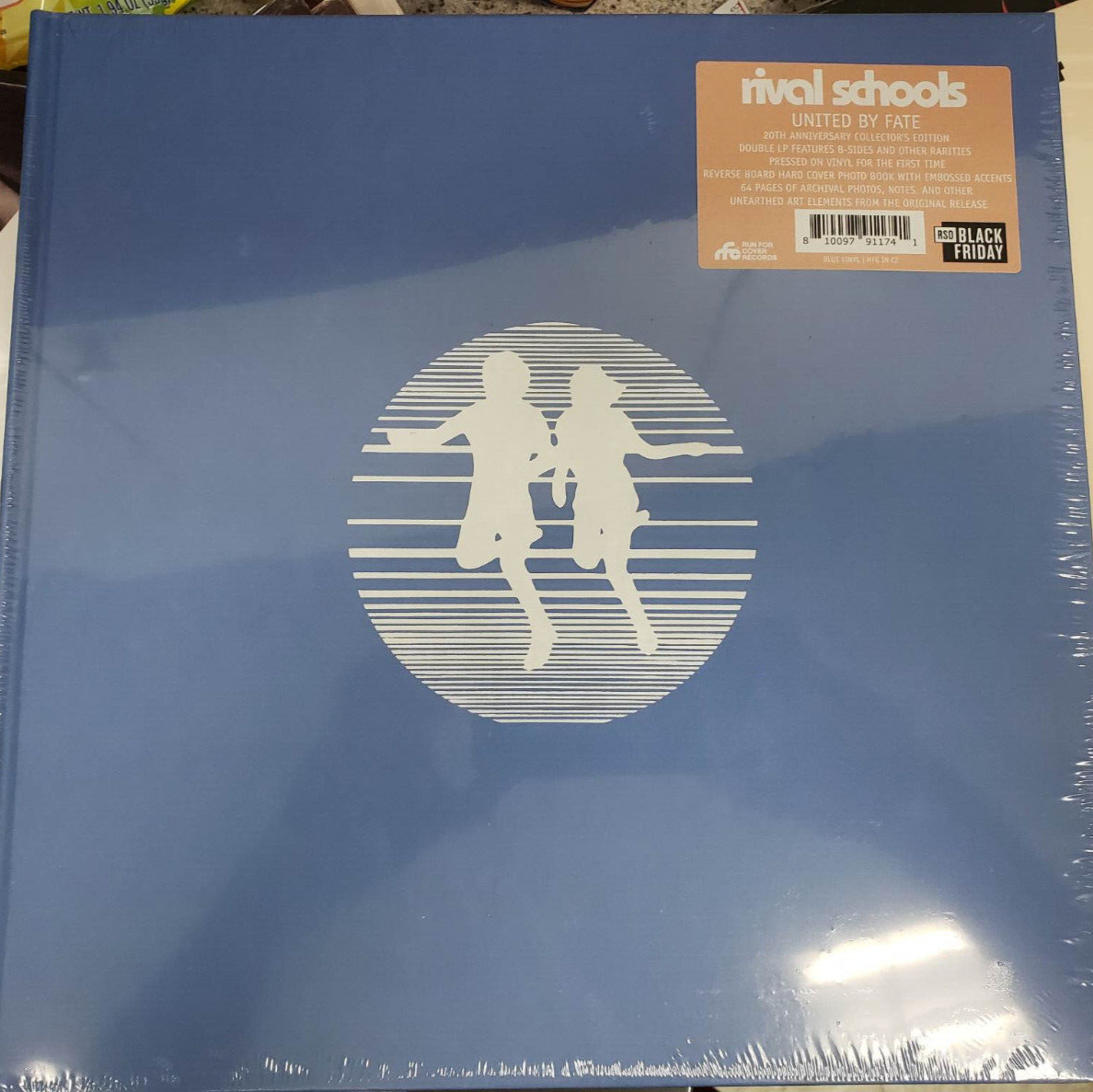 Rival Schools – United By Fate - New 2 LP Record Store Day Black Friday 2022 Run For Cover RSD Blue Vinyl - Alternative Rock / Hardcore