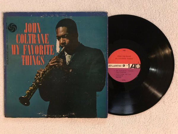 John Coltrane ‎– My Favorite Things - VG Lp Record 1961 Atlantic USA Mono Vinyl - Jazz / Hard Bop / Modal - Shuga Records