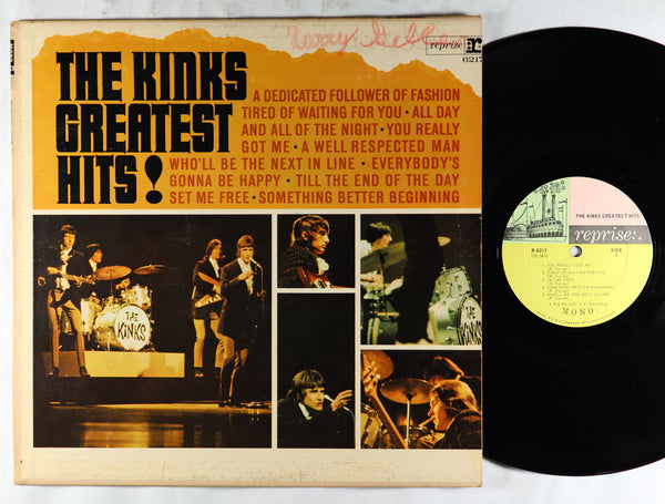 The Kinks ‎– The Kinks Greatest Hits! - VG+ Lp Record 1966 Reprise USA Mono Vinyl - Rock & Roll