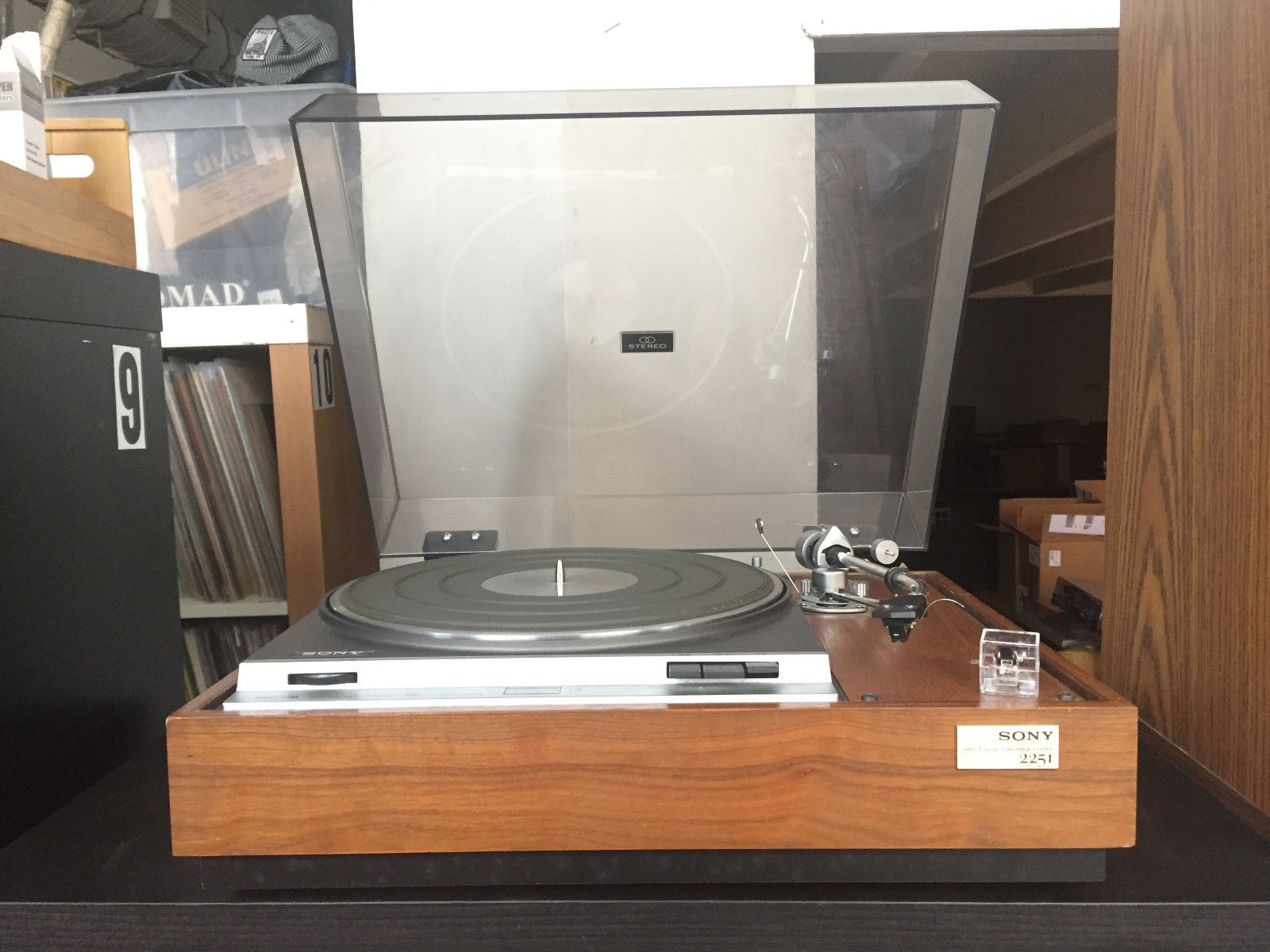 Vintage Sony PS 2251 Direct Drive Turntable Record Player With Shure SME 3009 Tonearm & Micro Acoustics MA 2002 Needle Stylus