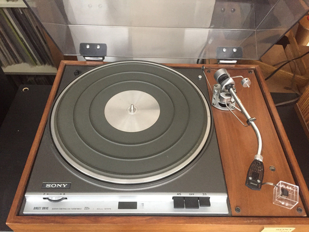 Vintage Sony PS 2251 Direct Drive Turntable Record Player With Shure S
