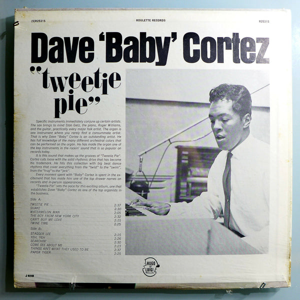 Dave "Baby" Cortez – Tweetie Pie - New LP Record 1966 Roulette USA Original Vinyl - Soul / Funk / Rhythm & Blues - Shuga Records