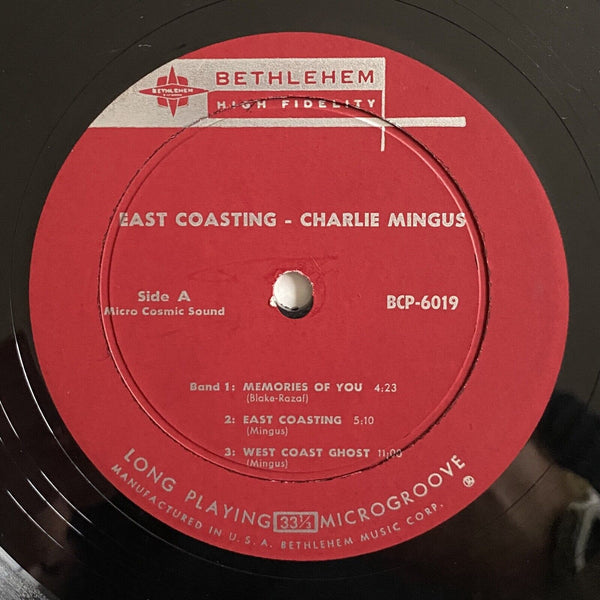 Charlie Mingus & Bill Evans – East Coasting - VG LP Record 1957 Bethlehem USA Mono Original DG Vinyl - Jazz / Bop / Cool Jazz