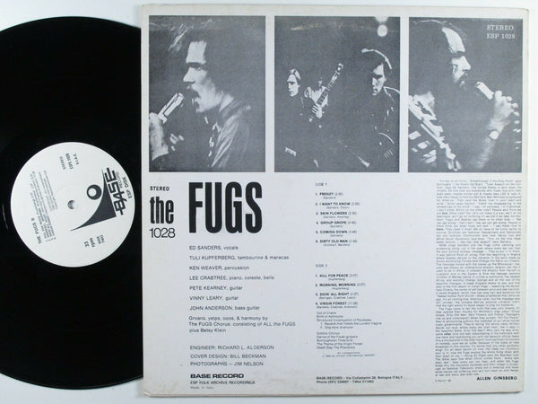 The Fugs ‎– The Fugs II (1966) - VG+ Lp Record 1970's ESP Disk/Base Italy Import Vinyl - Garage Rock / Psychedelic Rock - Shuga Records