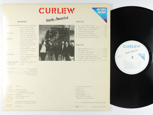 Curlew ‎– North America - Lp Record 1985 Moers Music German Import Vinyl - Free Jazz / Avantgarde - Shuga Records
