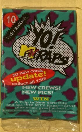 (1) One Pack 1991 ProSet MusiCards - YO! MTV RAPS Trading Card 10 Cards Update