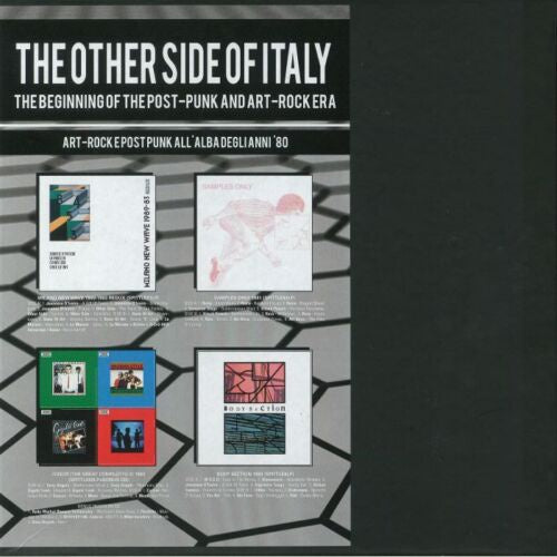 Various – The Other Side Of Italy - The Beginning Of The Post-Punk And Art-Rock Era - Mint- 4 LP Record Box Set 2018 Spittle Vinyl & CD - New Wave / Synth-pop / Post-Punk / No Wave - Shuga Records