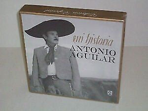 ANTONIO AGUILAR - Mi Historia 1919-2007 - 20x CD Box Set, DVD & Booklet - Musart Balboa Mexico - Shuga Records