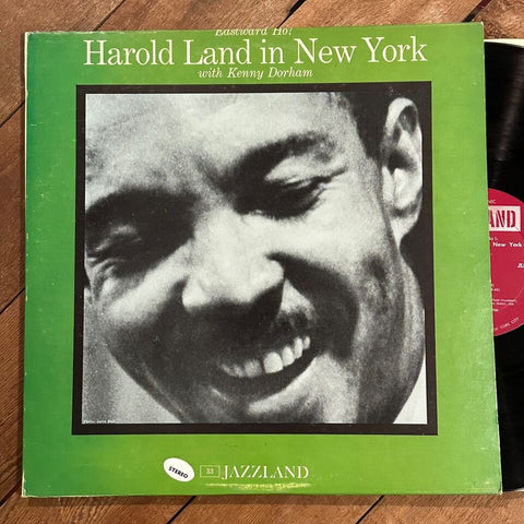 Harold Land With Kenny Dorham – Eastward Ho! Harold Land In New York (1960) - Mint- LP Record 1966 Jazzland USA Stereo Vinyl - Jazz / Hard Bop