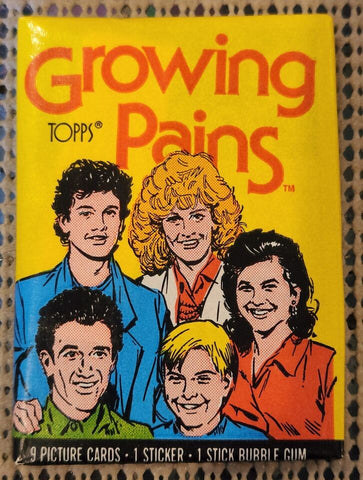 Sealed New (1) One Pack 1988 Topps Growing Pains Trading Cards