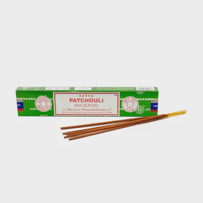Satya Nag Champa - Patchouli - New 15g Pack (12 Sticks)