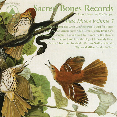 Various / Sacred Bones Sampler: Todo Muere Volume 5 - New Vinyl Record 2016 Sacred Bones Record Store Day Limited Edition of 900