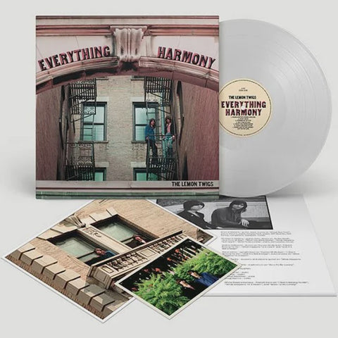 The Lemon Twigs - Everything Harmony - New LP Record 2023 Captured Tracks Clear Vinyl - Indie Rock / Glam / Psych-pop