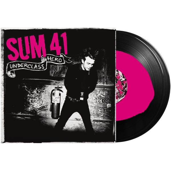 Sum 41 ‎– Underclass Hero - New Vinyl 2 Lp 2019 SRC Limited Edition 1st Pressing on 180gram Pink in Black Colored Vinyl, Etched D-Side - Pop-Punk / Rock - Shuga Records