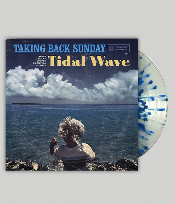 Taking Back Sunday ‎– Tidal Wave - New 2 Lp Record 2016 Hopeless USA Clear with Blue & Turquoise Splatter Vinyl, Poster & Download - Pop Punk