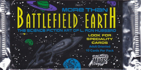 New (1) One Pack - More Than Battlefield Earth 1995 Science Fiction Art Trading Cards Pack