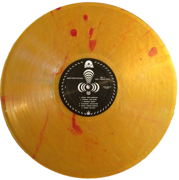 Various – Multi-Tone Chicago Vol. 1 : Max Loebman and Adam's Picks - New LP Record 2017 Shuga Records Warble Daze Yellow & Blood Splatter Vinyl (35 made) - Indie Rock / Psych / Folk / Doom Metal