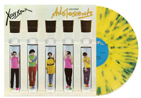 X-Ray Spex - Germfree Adolescents (1978) - New LP Record 2018 Real Gone Music Yellow with Blue-Green Splatter Vinyl  - Punk / Punk Rock