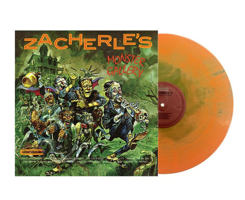 Zacherle - Zacherle's Monster Gallery - New Vinyl Record 2017 Real Gone Music Limited Edition 'Orange + Green Pumpkin' Vinyl Pressing! - Halloween / Novelty